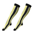 thumbnail image 2 of Medias de compresión para mujer, medias deportivas para correr, trotar, senderismo, pies, , pierna Negro amarillo m s Yuyangstore Calcetines de compresión, 2 of 6