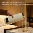 thumbnail image 4 of Bouilloire Électrique Portable Petite, Chauffe-Eau Sans Fil Rechargeable USB pour Voyage pour Voiture, 4 of 7