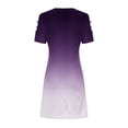 thumbnail image 4 of Birdeem Robe Décontractée Amincissante à Manches Courtes Imprimée Épaules Dénudées pour Femmes, 4 of 5