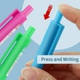 thumbnail image 4 of Mistaha Fluorescent Gel Pens Set - 6 Pack Candy Colors, 0.5mm Bullet Journal Pens, Creative Writing Supplies, 4 of 6