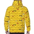 thumbnail image 7 of Balery Funny Ducks Pattern Mens Hoodie Kangaroo Pocket Hoodie Pullover Hooded Sweatshirt Ideal for Daily Wear Travel and Home-X-Large, 7 of 7