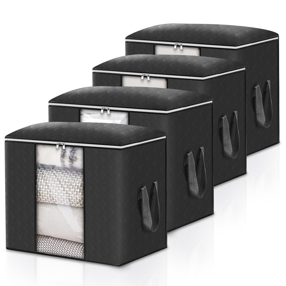 Storage Bags for Clothes, 4PCS Closet Organizers and Storage Bags, 90L