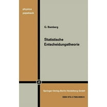 Physica-Paperback Statistische Entscheidungstheorie, (Paperback)