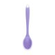 thumbnail image 1 of Zhuge 2 cucharas pequeñas de silicona, cuchara de té de silicona para cocinar, hornear y revolver en la cocina, color morado A, 1 of 4