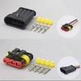thumbnail image 4 of 9 Kit Professional 4 Pin Car Electrical Wire Waterproof Connector Terminal Plug Socket Set, for Boat Truck Auto Scooter Motorcycle, 4 of 5