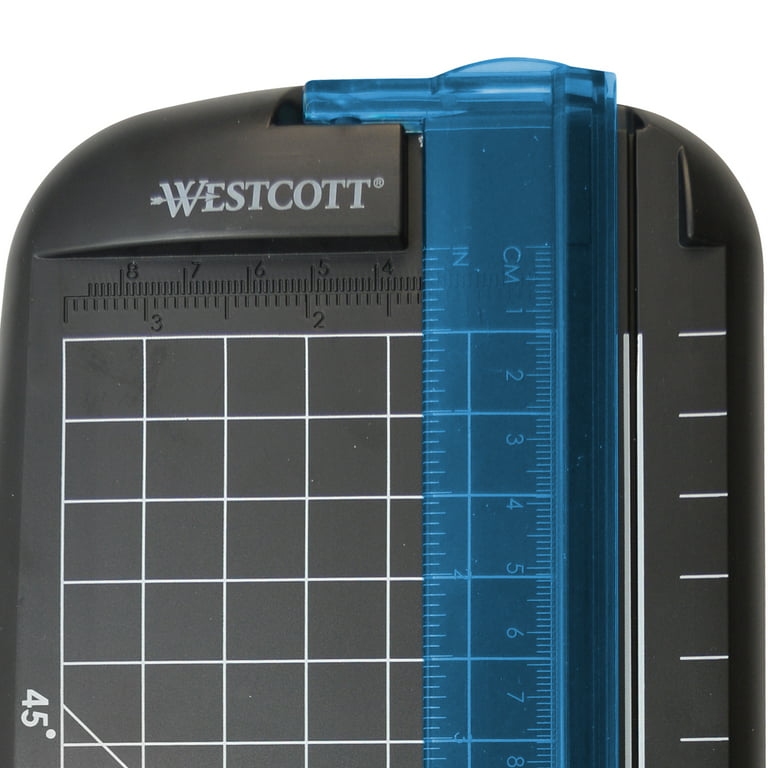Westcott Multi-Purpose Personal Paper Trimmer, 12, Plastic, Black, 1-Count  