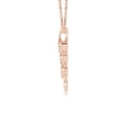 thumbnail image 2 of ANGARA Natural Three Stone Diamond Heart Pendant in 14K Rose Gold for Women (Size-3.3mm| Color-G| Clarity-VS2) | April Birthstone, Anniversary, Jewelry Gift for Women | Natural Diamond Necklace, 2 of 7