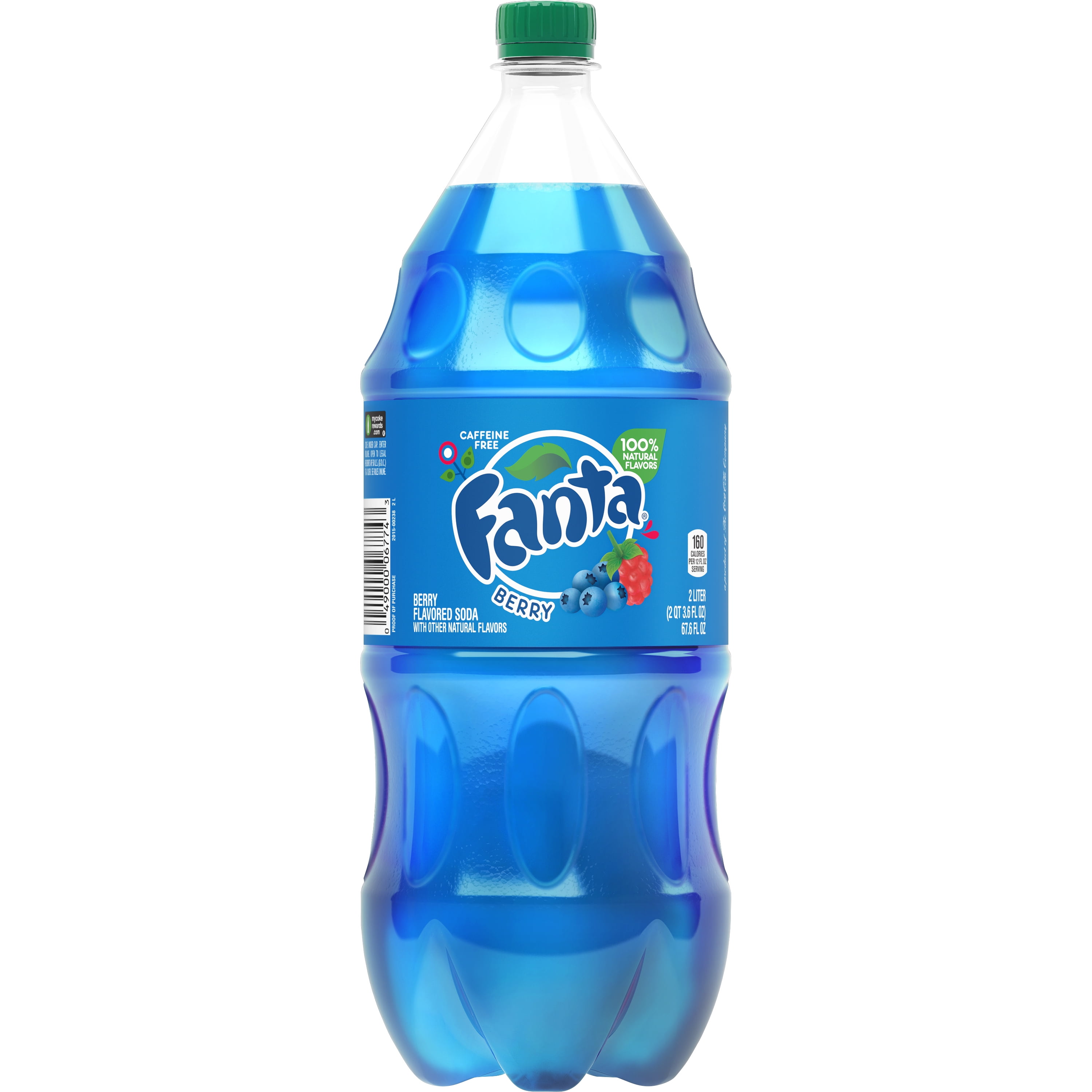 Fanta Caffeine-Free Berry Soda, 2 L - Walmart.com