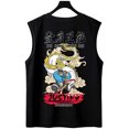thumbnail image 3 of Nueva camiseta sin mangas con estampado retro japonés de dibujos animados para hombre, ropa de calle de hip hop, chaleco de moda Harajuku, camisetas sin mangas Y2K de gran tamaño, 3 of 5