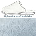 thumbnail image 5 of BERANMEY Women's Plush Fuzzy Slip-On Slippers House Slippers for Women with Solid Color Design Cozy Indoor Comfort Non-Slip Casual Home Shoes Unisex Slippers for Womens Mens, 5 of 8