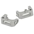 thumbnail image 4 of 1 Par De Bloques De Ruedas De Aleación RC Pequeños, Bloques De Ruedas Delanteras De Aleación De Aluminio, Coche Todoterreno RC Para Coche 1/10 RC Cergrey Plata, 4 of 6