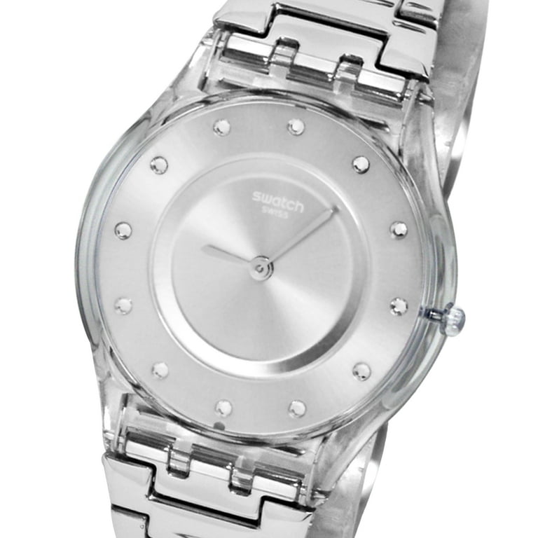  Swatch - Reloj Mujer SFK393G, plateado, Pulsera : Ropa, Zapatos  y Joyería