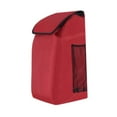 thumbnail image 3 of HILABEE Sac de Chariot de Courses Grande Capacité Réutilisable Portable Imperméable Pliable Rouge, 3 of 9