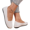 thumbnail image 2 of Willtoo Women's Knit Ballet Flats Round Toe Slip On Breathable Shoes Comfortable Casual Work Flat Shoes, 2 of 5