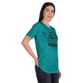 thumbnail image 2 of Inkmeso WoMen's Not All Angel Have Wings Some Have Stethoscopes Nurse T-shirt, 2 of 8