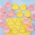 thumbnail image 2 of 10Pcs Halloween Cookie Cutters Set Ghost Pressable Cookie Stamp Biscuit Mold, 2 of 4
