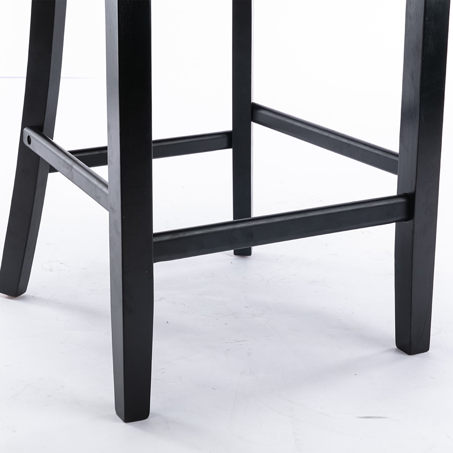 Demi Bonn 40" Counter Height Bar Stools Set of 2, Velvet Upholstered Barstools with Back, Kitchen Island Countertop Chairs for Dining Room, Blue