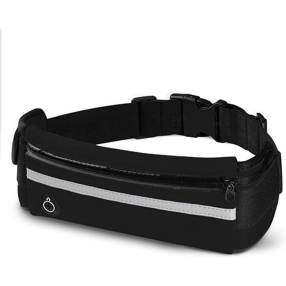 Running Belt for Women & Men - Money Belt and Running Fanny Pack, Hiking Fanny Pack, Holder for Cell Phone, Money, and Keys - Adjustable Belt Pouch fits Most Phone and Waist Sizes
