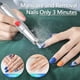 thumbnail image 5 of Taladro de uñas YOKE FELLOW 40000 RPM con base atril plateada, 5 of 7