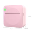 thumbnail image 2 of FNYOXU Mini Thermal Printer Pocket Photo Printer—Portable Thermal Printe-r Bluetooth Label Memo Receipt Instant Sticker Printe-r Small Smartphone Printe-r for IOS & Android, 2 of 7