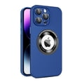 thumbnail image 2 of Funda Magsafe para iPhone 15 14 Plus Pro Max 13 12 11 Pro Max, lente de cristal de lujo, cubierta de teléfono con lupa de carga magnética inalámbrica, 2 of 5