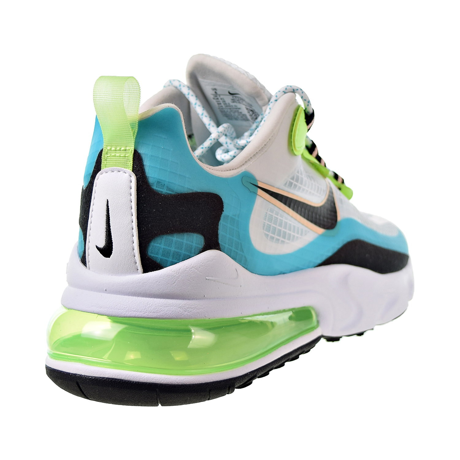 Nike Air Max 270 React SE Men's Shoes Oracle Aqua-Black-Ghost Green ct1265-300 - image 3 of 6