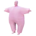 thumbnail image 5 of Traje inflable con máscara navideña, divertido espectáculo, traje de gordo, disfraz de muñeca de dibujos animados, traje blanco, traje inflable azul, 5 of 5