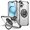 Black, variant on Case for iPhone 16,Military Grade [Built-in Kickstand] Magnetic Rotate Ring Holder Heavy Duty PC Shockproof Protect Phone Case for iPhone 16,6.1 inch 2024 (Purple)