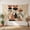 B, variant on XaaKee Wall Tapestry, Bohemian Abstract Mural Clay Garden Vista, High-Quality Polyester Tapestry Wall Hanging, 60x40Inch