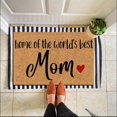 thumbnail image 3 of Warm Welcome Door Mat for Home Decoration Floor Rug Non- Washable Easy Clean Seasonal Festive Cozy Multipurpose Entrance Indoor Outdoor Kitchen Bathroom Carpet, 3 of 3