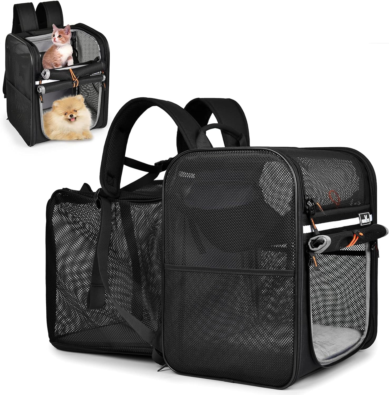 Cat Dog Backpack Carrier Foldable Pet Bag 3 Portable Breathable Carriers Conveyors and Travel Transport Products Accessories