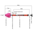 thumbnail image 4 of High Pressure Toilet Unblock Shot Pipe Plunger A Shot Stainless Steel Toilet Snake, 4 of 5