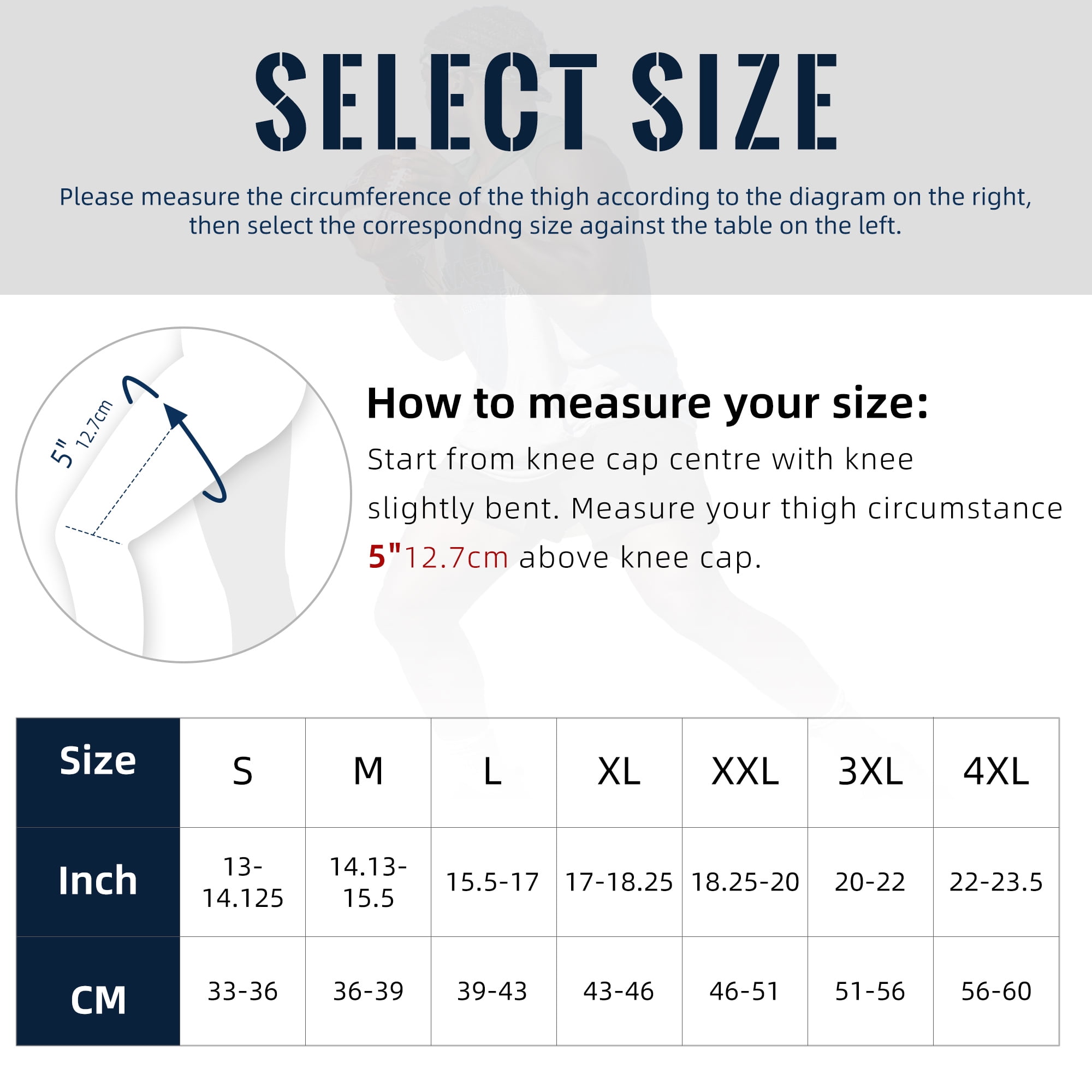 JIUFENTIAN Arthritis Knee Brace Copper knee Support Compression Sleeves for Women Men Knee Pain Relief(XL)