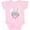 AD-Pink, variant on Inktastic Floral Easter Bunny Face Boys or Girls Baby Bodysuit