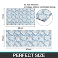 thumbnail image 7 of Pioneer Flower Floral Print Pattern Kitchen Rugs Sets Of 2,Anti Fatigue Kitchen Mat Rugs Non Slip Washable,Decorative Kitchen Floor Mats for Kitchen,Sink,Laundry,17"x30"+17"x47", 7 of 7
