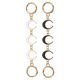 thumbnail image 2 of Metal Purse Chain Strap Extender Handbag Accessory Daily Use Black 15.40X2.00X0.20CM Simple and Fashionable 2Pcs, 2 of 4