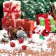 thumbnail image 2 of Lazos adhesivos para envolver regalos de Navidad, Mini confeti de 100 cm, 2,5 unidades, 2 of 3