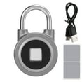 thumbnail image 2 of Locker Lock, Remote Authorization Unlocking Waterproof Dustproof Fingerprint   For Luggage For Safes Grey,Blue, 2 of 8