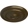 thumbnail image 4 of Ekena Millwork Kepler Traditional Hand-Painted Ceiling Medallion, Brass, 4 of 4
