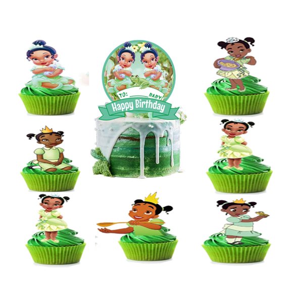 Suministros para fiestas de cumpleaños con cierre para tartas, 25 unidades (estilo 6)