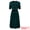 Lake Green, variant on DARING DIVA Women's Short Sleeve Pleated Casual A-Line Midi Dress S Purple