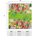 thumbnail image 3 of Spring Mailbox Covers Magnetic Standard Size Hummingbird Butterfly Flowers Tulip Mailbox Cover for Garden Yard Farmhouse Outdoor Decorations 21x18 Inch, 3 of 6