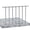 Silver, variant on Deck Railings Metal Porch Railing Guard Rail Kit with Balusters Wrought Iron Flat Railing Kit Outdoor Metal Railings for Deck, Porch, and Balcony, (34 in. H x 4 ft. W)