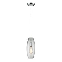 Elk Home 5-Inch Wide Menlow Park Pendant, Transitional-Polished Chrome