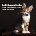 thumbnail image 4 of Compatible con Airtag - Paquete de 2 - Localizador GPS reflectante ligero - Collar para gatos con carcasa Airtag, hebilla de liberación rápida y cascabel - Ajustable de 20 a 33 cm - Para gatos - Negro, 4 of 5