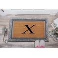 thumbnail image 6 of A1HC First Impression Rubber and Coir Albena 24" X 36" Bronze Finished Heavy Duty Monogrammed Doormat, 6 of 8