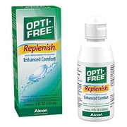 Opti-Free Replenish Multi-Purpose Disinfecting Solution, 4 fl oz 118 ml Pack of 4