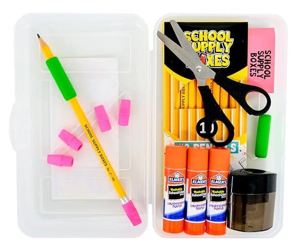 School Supply Boxes | Back to School Supply Box Grades K-5 | Case Pack (4 Boxes) | School Supply Kit Back to School Essentials