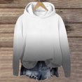 thumbnail image 2 of FAIWAD Women's Plus Size Gradient Hoodies Sweatshirts Long Sleeve Color Block Trendy Pullover Sweatshirts, 2 of 4