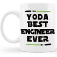 thumbnail image 2 of Yoda Best Engineer Ever Engineering Gifts for Engineer Student New Licensed Passer Grad Gag Gift Mechanical Civil Science Math Gift&nbsp;for Men Women Christmas Graduation Coffee Mug Tea Cup, 2 of 8